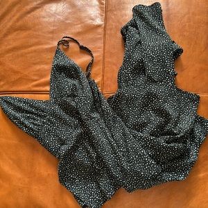 AQUA polka dot dress